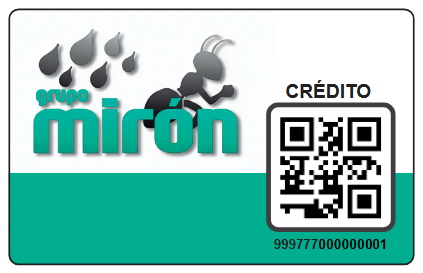 Tarjeta Grupo Mirón Crédito